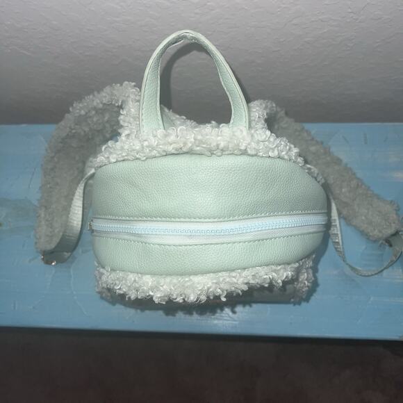 Jeffree Star Mint Green Faux Fur Backpack – Rare, Hard to Find, Visible Wear main image 7